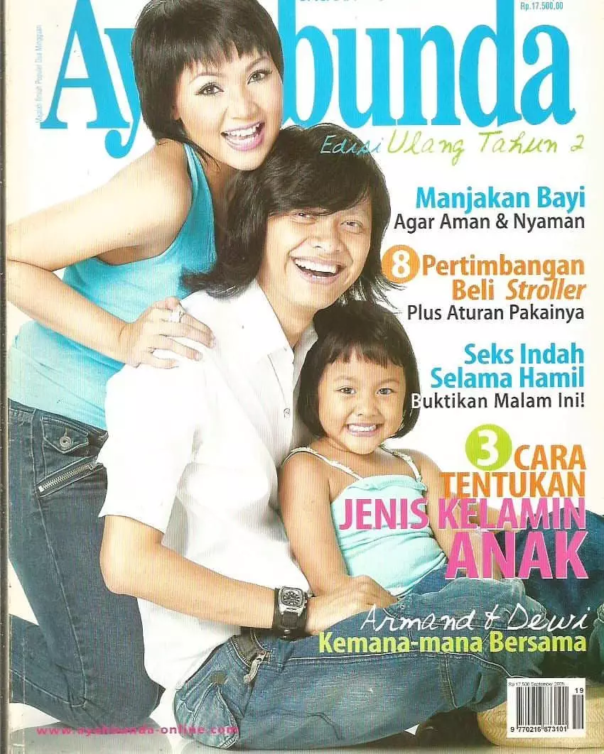 seleb dan anak jadi cover majalah jadul © berbagai sumber