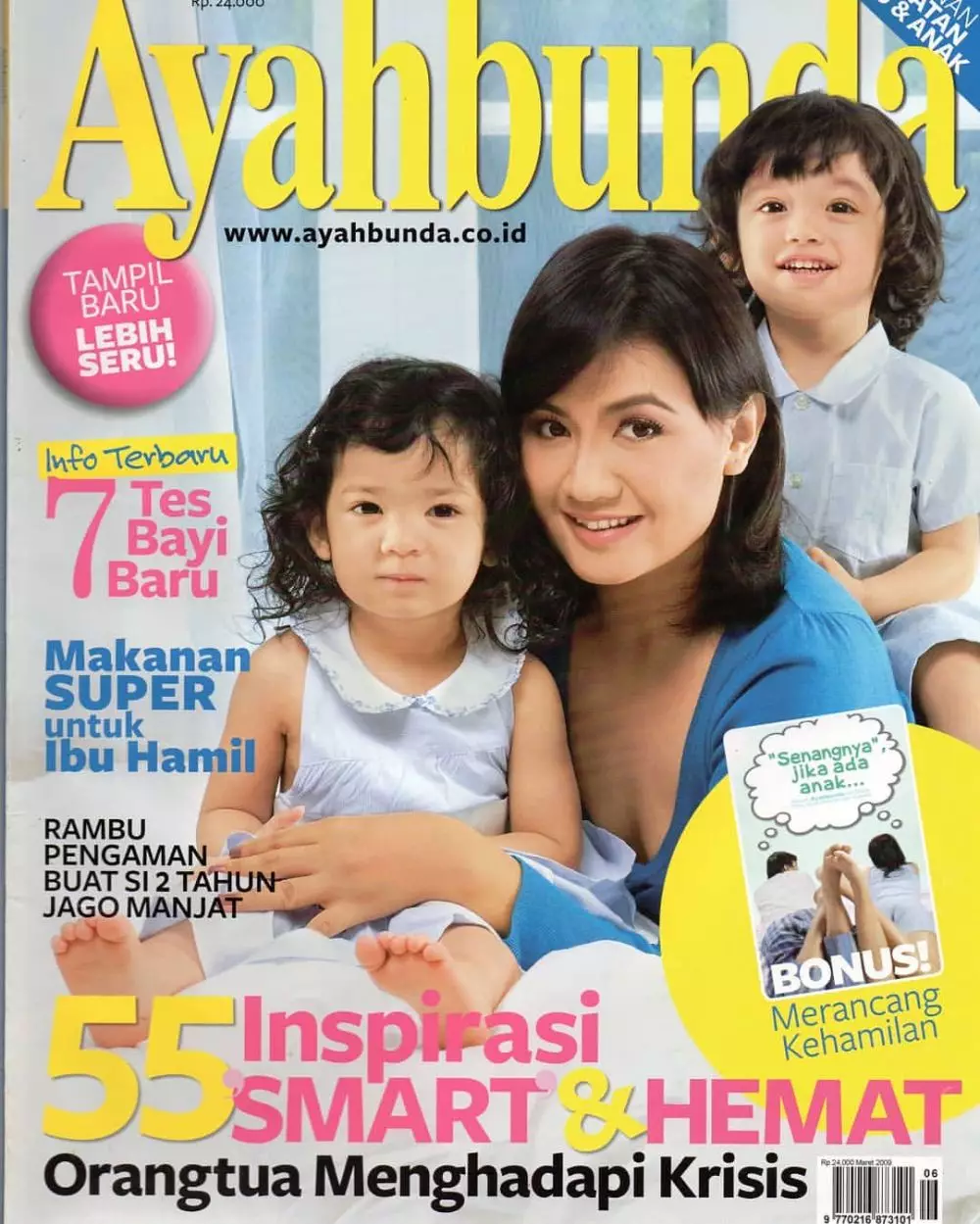 seleb dan anak jadi cover majalah jadul © berbagai sumber
