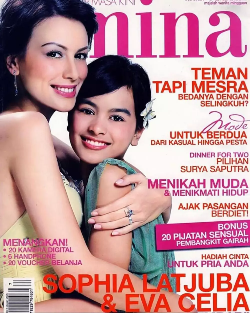 seleb dan anak jadi cover majalah jadul © berbagai sumber