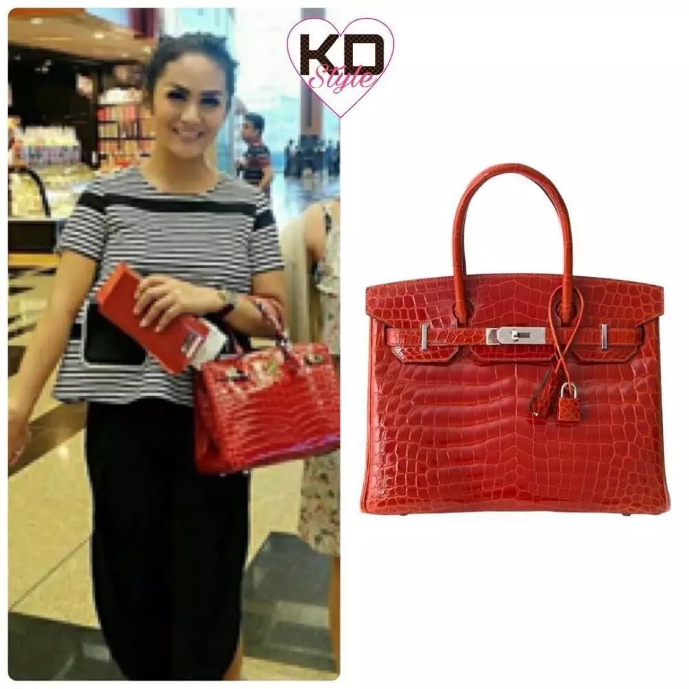 Taksiran harga 15 tas mewah Krisdayanti © Instagram/@krisdayanti_style