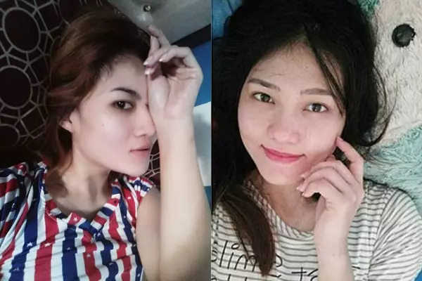 Nella dan Via muka bantal © Instagram