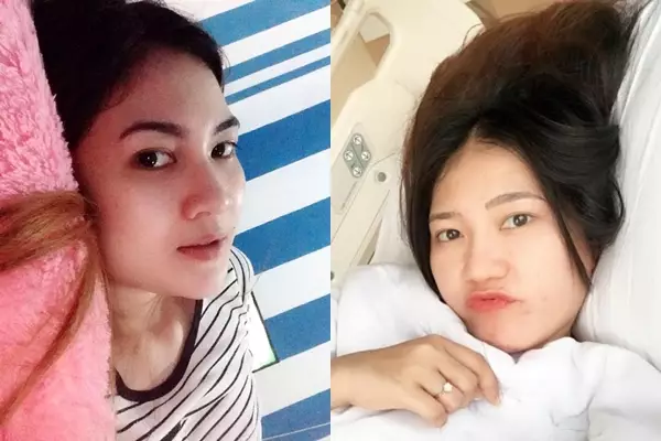 Nella dan Via muka bantal © Instagram