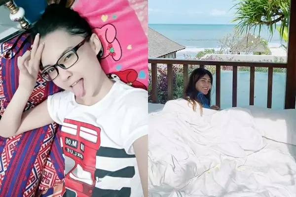 Nella dan Via muka bantal © Instagram