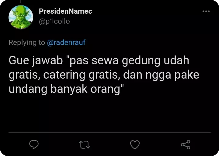 Jawaban lucu kapan nikah © berbagai sumber Jawaban lucu kapan nikah © berbagai sumber