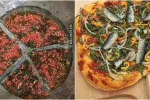 10 Potret pizza berbentuk absurd, nyelenehnya bikin gagal lapar
