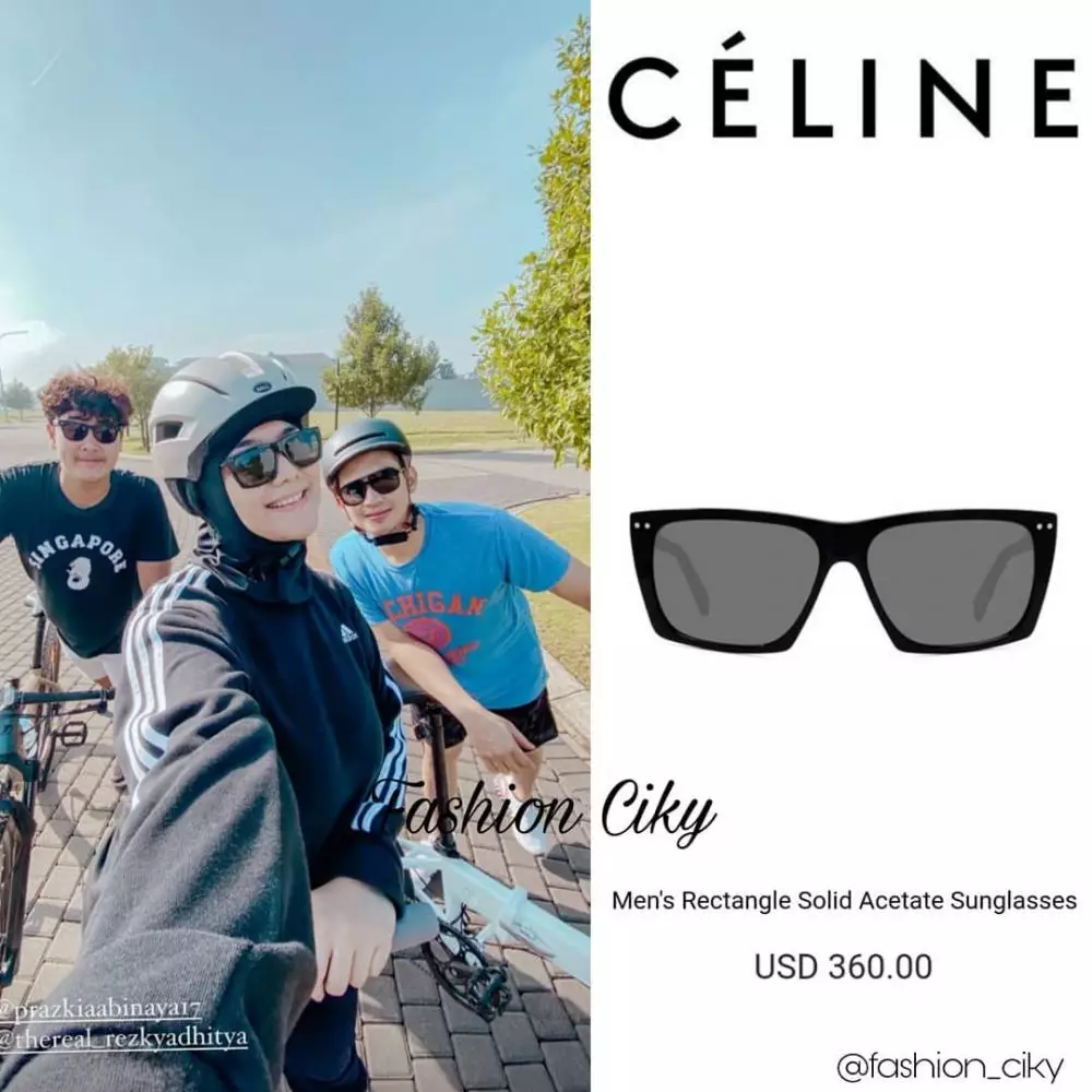 harga outfit seleb bersepeda © 2021 berbagai sumber