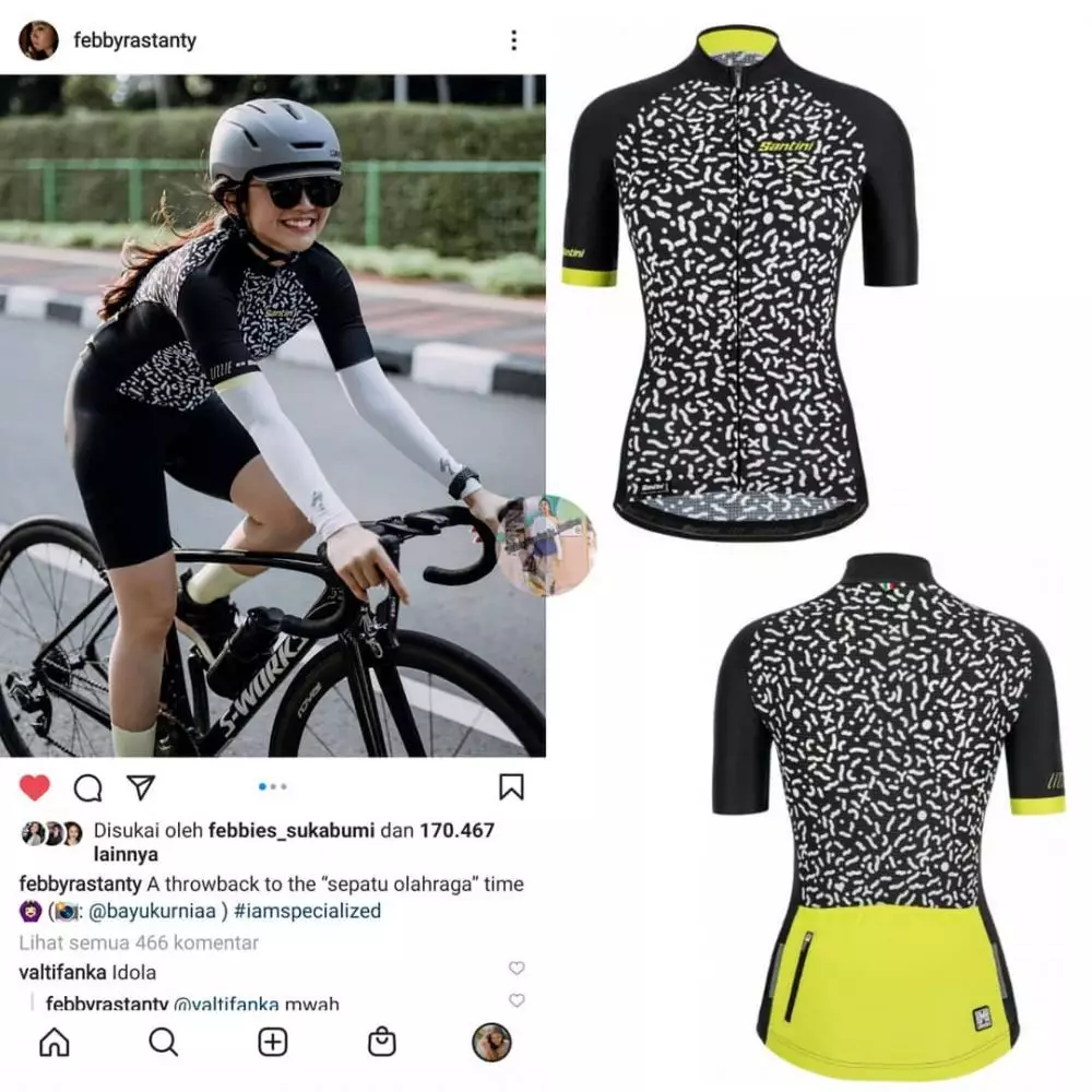 harga outfit seleb bersepeda © 2021 berbagai sumber