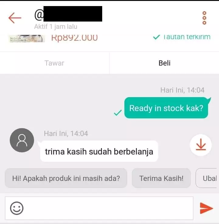 chat nggak nyambung dari seller © Twitter chat nggak nyambung dari seller © Twitter