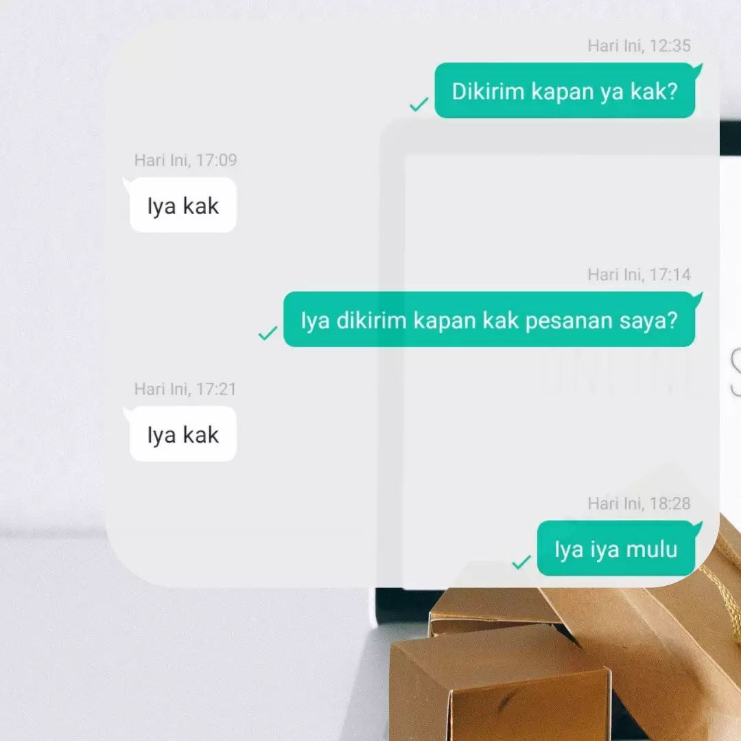 10 Balasan chat nggak nyambung dari seller ini bikin senyum kecut