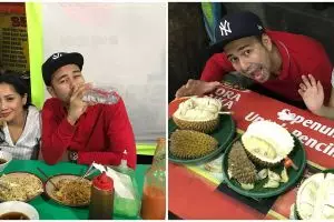 8 Potret Nagita Slavina makan di warung kaki lima, tuai pujian