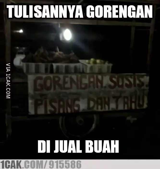 penjual buah promosikan dagangan © berbagai sumber penjual buah promosikan dagangan © berbagai sumber