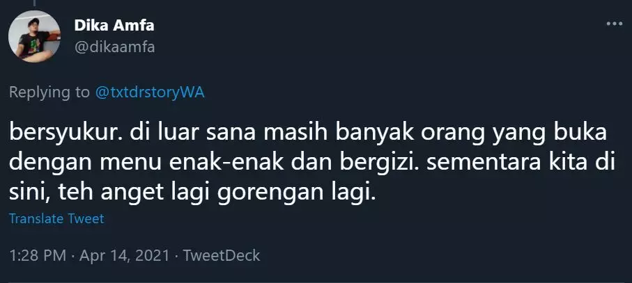 status lucu bersyukur © 2021 brilio.net