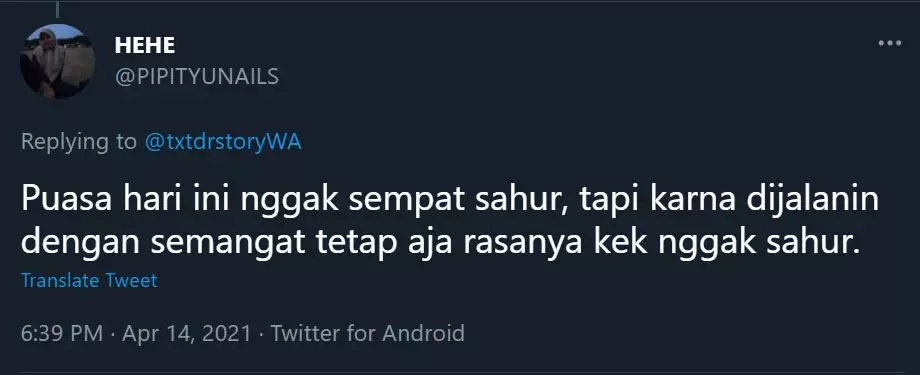 status lucu bersyukur © 2021 brilio.net