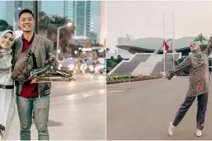 10 Gaya outfit Nycta Gina di keseharian, gayanya nyeleneh