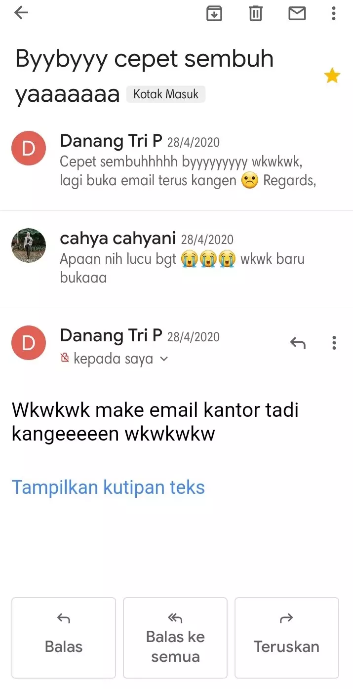 Subject email kantor nyeleneh © 2021 berbagai sumber