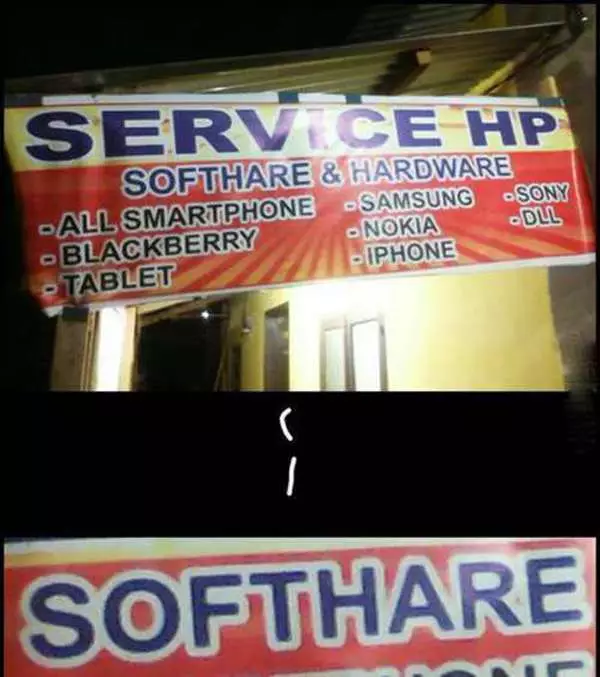 Spanduk dan papan tukang servis © berbagai sumber Spanduk dan papan tukang servis © berbagai sumber