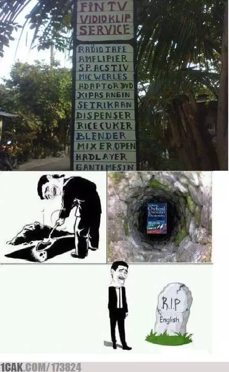 Spanduk dan papan tukang servis © berbagai sumber Spanduk dan papan tukang servis © berbagai sumber