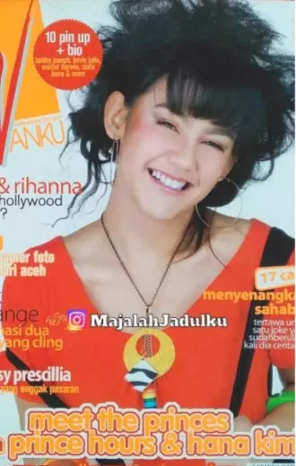 pesinetron wanita jadi model majalah Kawanku Instagram/@majalahjadulku