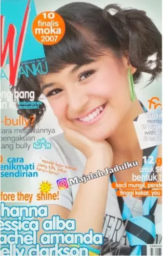 pesinetron wanita jadi model majalah Kawanku Instagram/@majalahjadulku