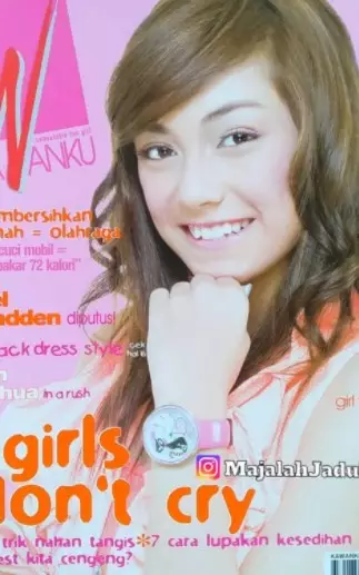 pesinetron wanita jadi model majalah Kawanku Instagram/@majalahjadulku