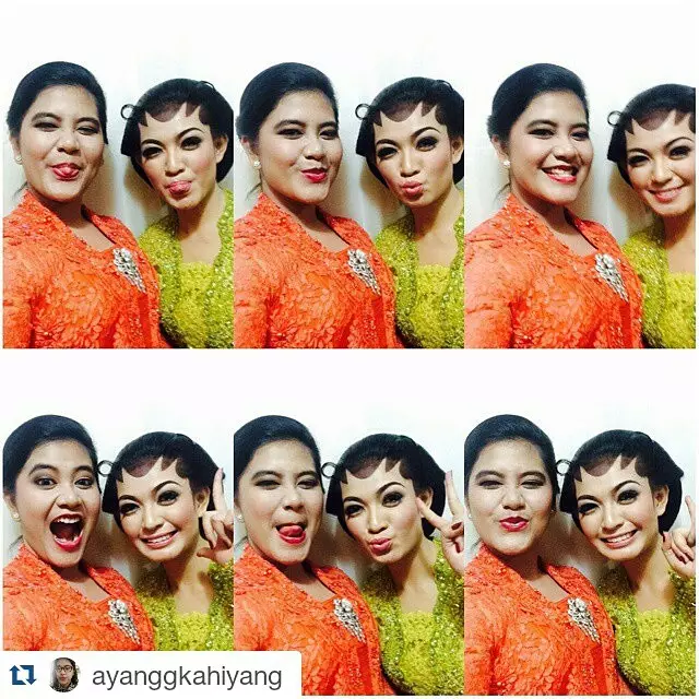 kekompakan Kahiyang dan Selvi © Instagram