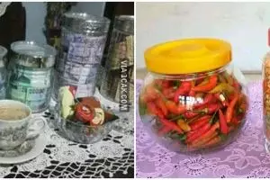 10 Potret lucu isi toples saat hari raya ini bikin ketawa geli