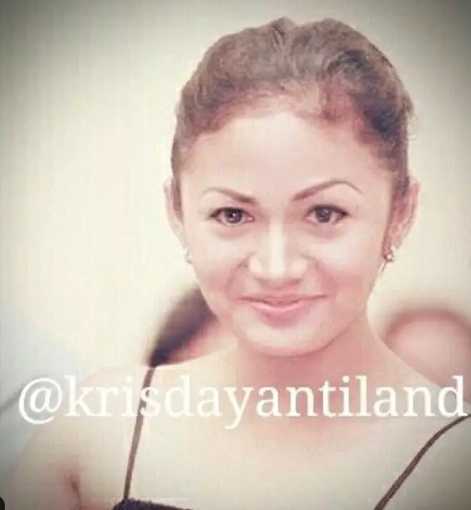 Potret lawas Krisdayanti dengan alis tipis Instagram/@krisdayantiland