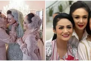 6 Momen kompak Yuni Shara dan Krisdayanti temani adiknya melahirkan