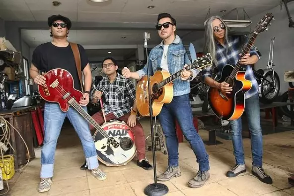 potret kebersamaan personel band Naif Instagram/@naifband