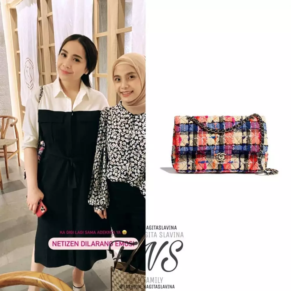 Taksiran harga tas Nagita Slavina © 2021 brilio.net
