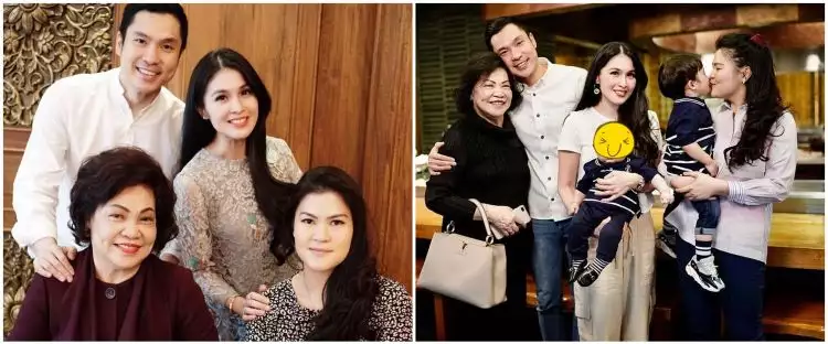 10 Potret kedekatan Sandra Dewi dan ibu mertua, penuh kehangatan