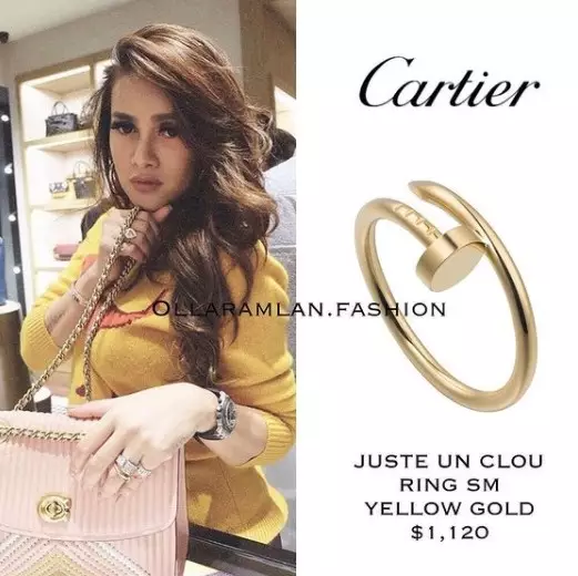 Taksiran harga perhiasan Olla Ramlan © Instagram/@ollarmlan.fashion