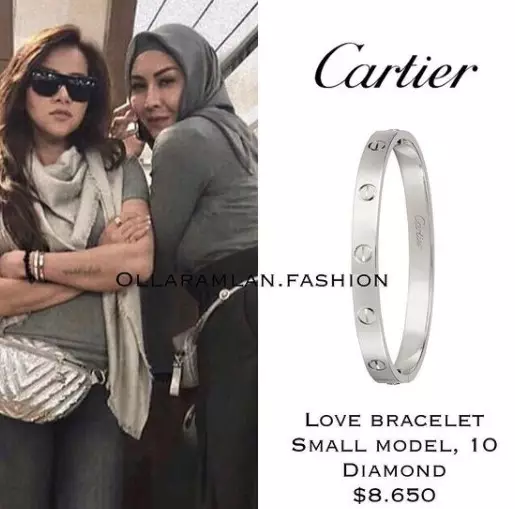 Taksiran harga perhiasan Olla Ramlan © Instagram/@ollarmlan.fashion