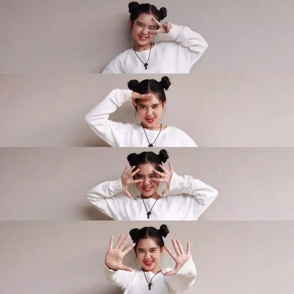 Potret artis dengan gaya rambut space buns dari berbagai sumber Potret artis dengan gaya rambut space buns dari berbagai sumber