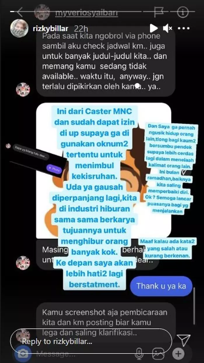 jawaban bijak Rizky Billar usai dibilang halu © 2021 brilio.net jawaban bijak Rizky Billar usai dibilang halu © 2021 brilio.net