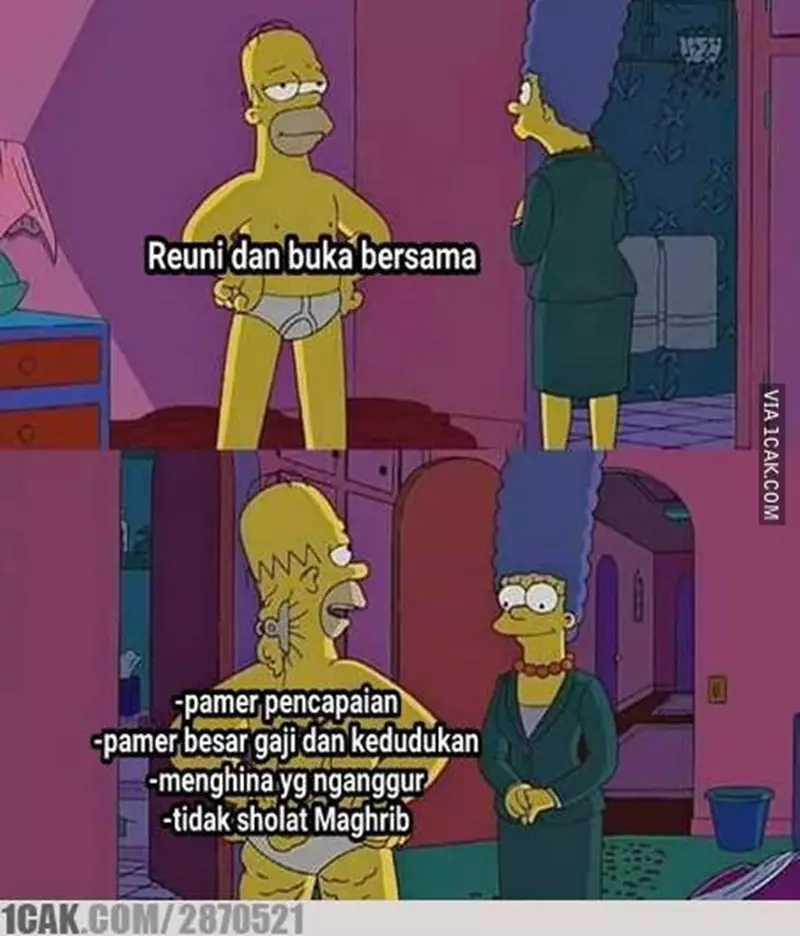 meme suka duka buka puasa bersama © 2021 berbagai sumber