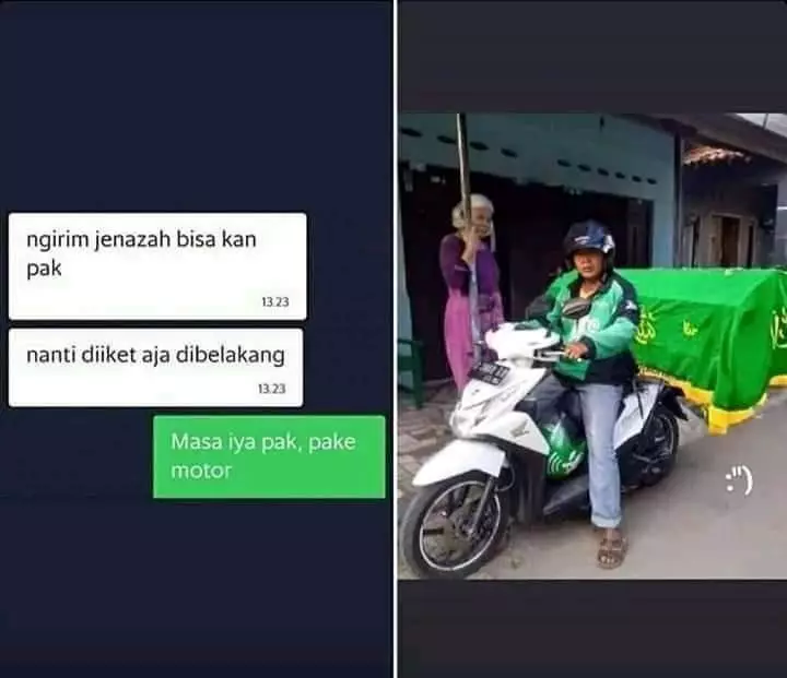 Chat ojol ngeri ngeri sedap © berbagai sumber