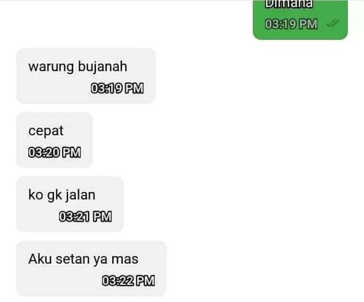 Chat ojol ngeri ngeri sedap © berbagai sumber