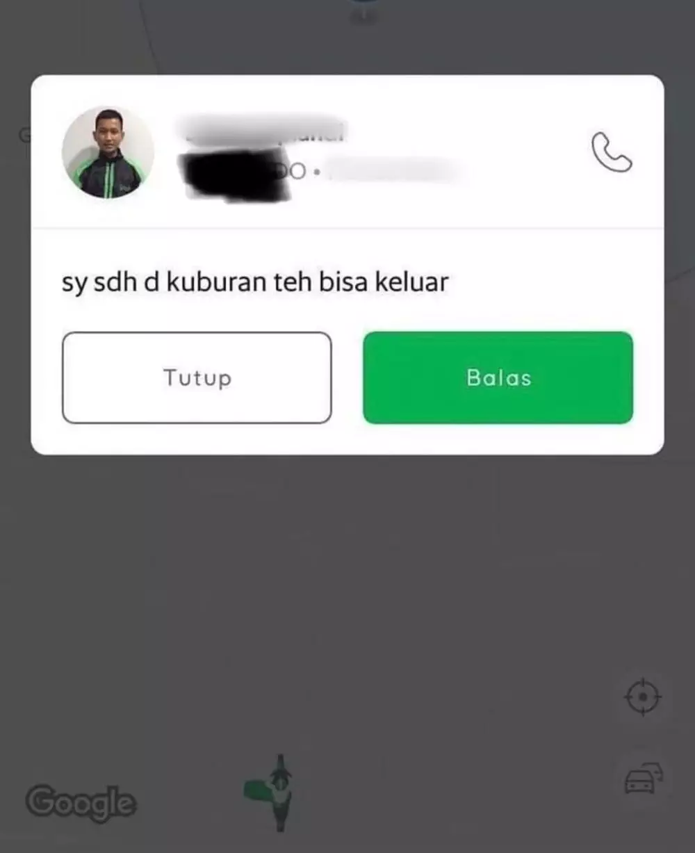 Chat ojol ngeri ngeri sedap © berbagai sumber