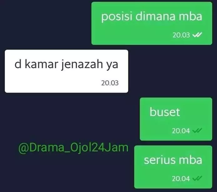Chat ojol ngeri ngeri sedap © berbagai sumber