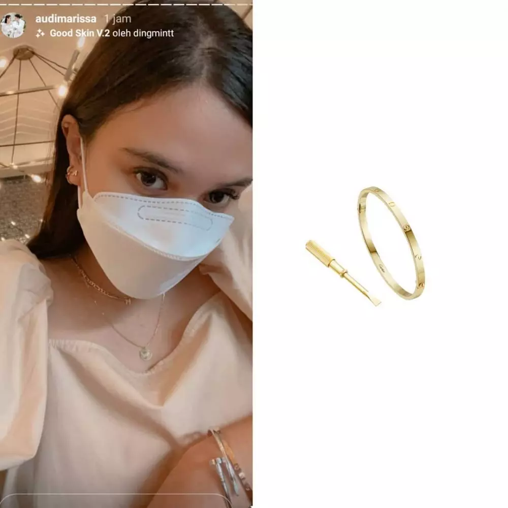 koleksi gelang audi marissa berharga fantastis © instagram