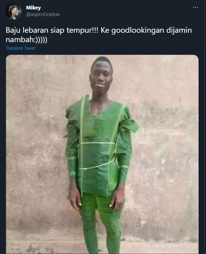 baju Lebaran nyeleneh © 2021 brilio.net