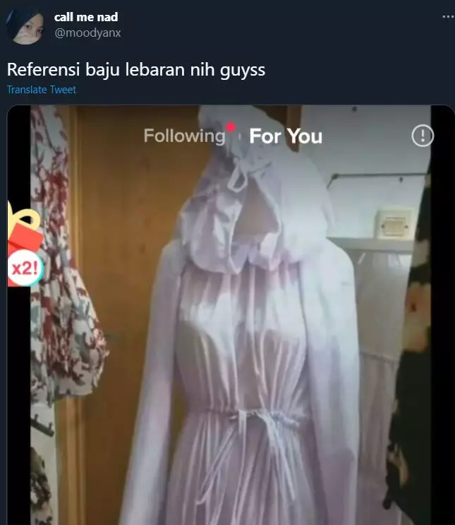 baju Lebaran nyeleneh © 2021 brilio.net