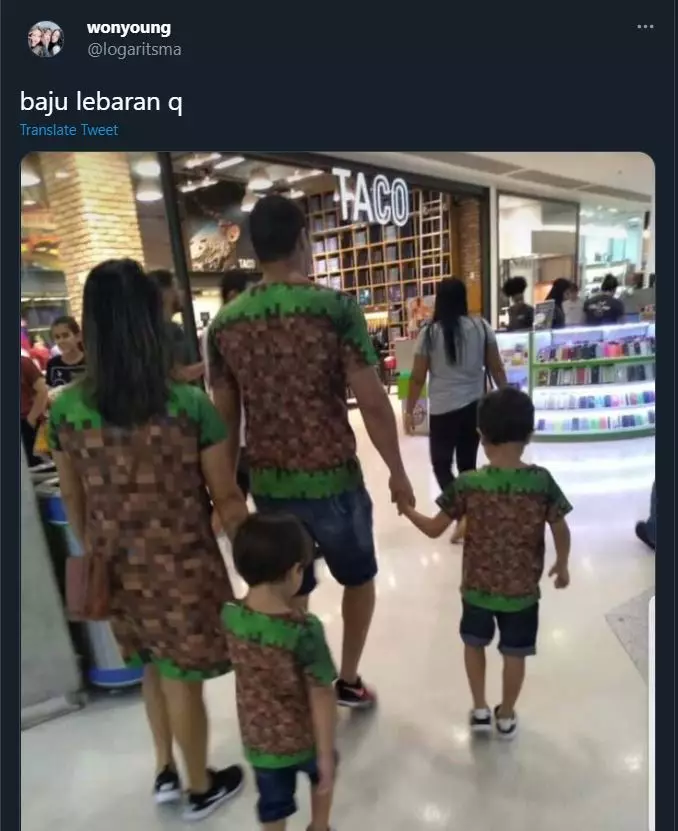 baju Lebaran nyeleneh © 2021 brilio.net