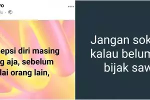 10 Status lucu orang sok bijak ini bikin yang baca auto mikir dua kali