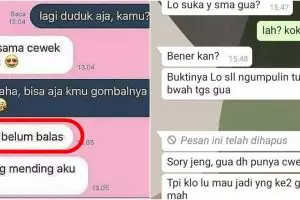 10 Chat lucu orang terlalu percaya diri ini endingnya ngenes abis