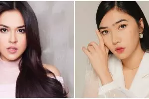 8 Adu gaya Raisa Andriana dan Isyana Sarasvati saat manggung