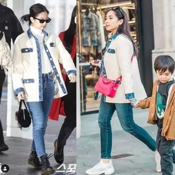 seleb kembaran outfit dengan Jennie Blackpink © 2021 brilio.net