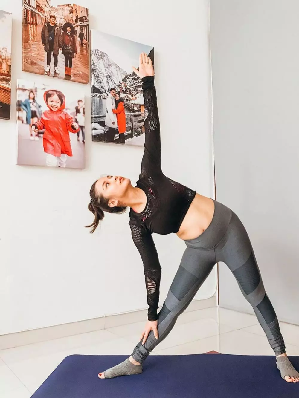 momen seleb jalani senam hamil © instagram