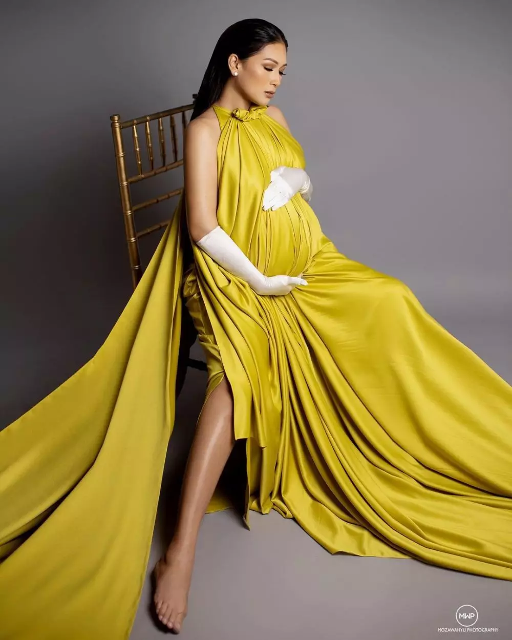 pemotretan maternity Tata Janeeta © berbagai sumber